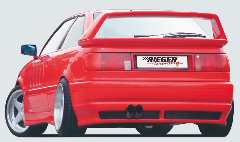 Achterspoiler Breedbouw ll Zonder 3e remlicht Audi Coupe Rieger