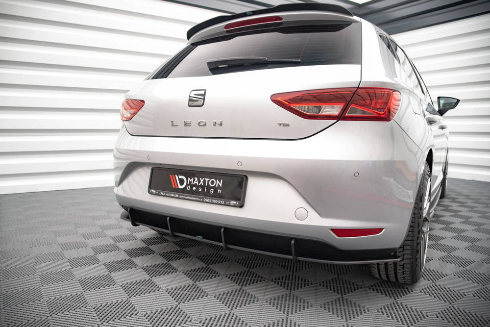 Diffuser achter Seat Leon Hatch Mk3 Maxton