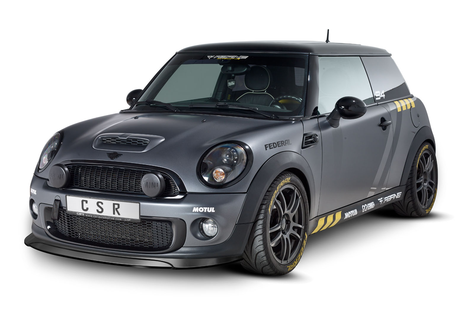 Voorspoiler Mini Rxx Glans Zwart – 2006–2016