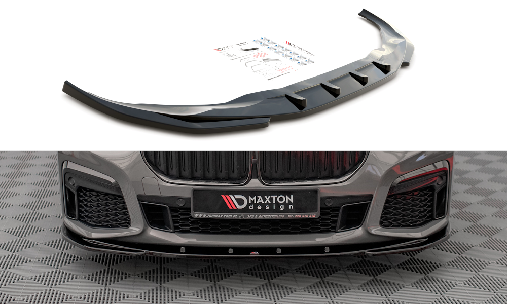 Voorspoiler V.1 BMW 7-Serie G11 M-Pakket Glanzend Zwart