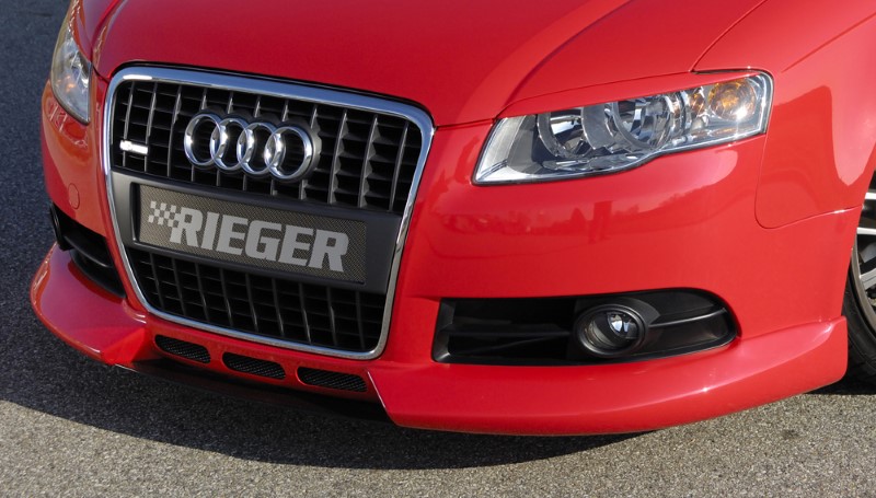 Voorspoiler met 3 extra air-intakes Audi A4 8E B7 11.04 Rieger