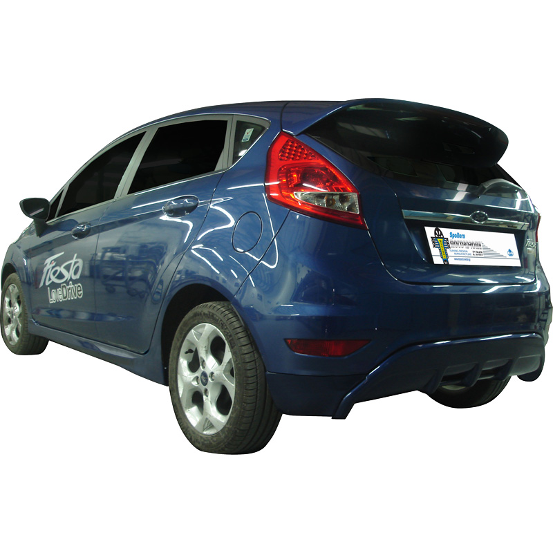 Achterbumperskirt (Diffuser)  Ford Fiesta VII 2008-2017 (ABS)