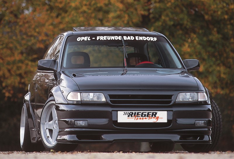 Spoilerzwaard voor Voorbumper Opel Astra F Breedversie ll Rieger