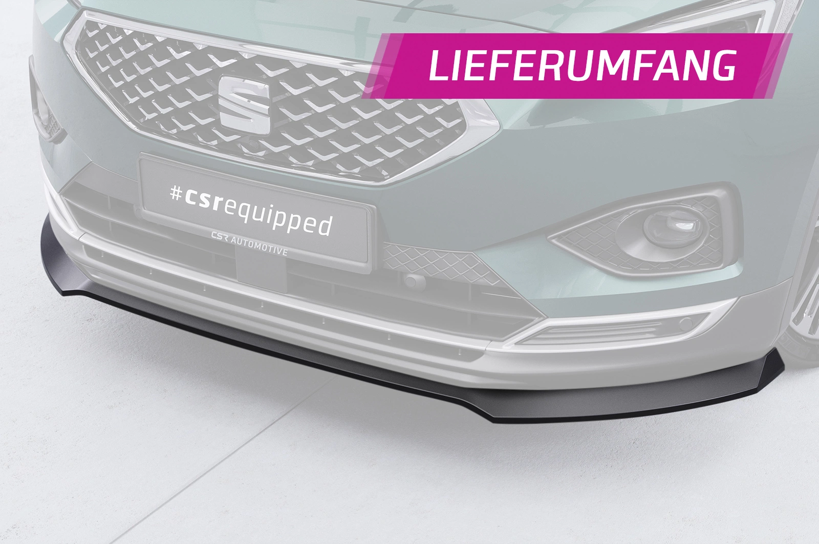 Voorspoiler Seat Tarraco glans zwart