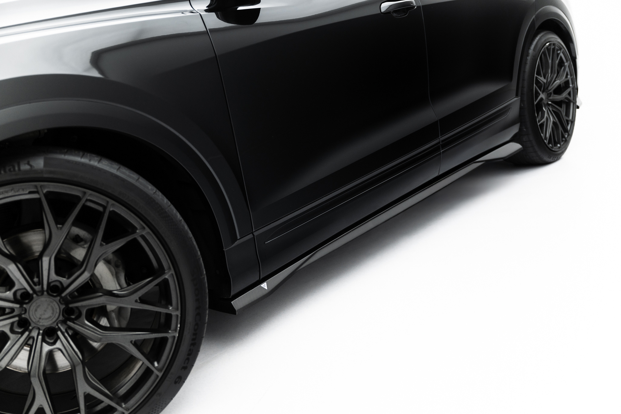 Prepreg Carbon Fiber zij Skirts Audi SQ8 / Q8 S-Line Mk1 Facelift