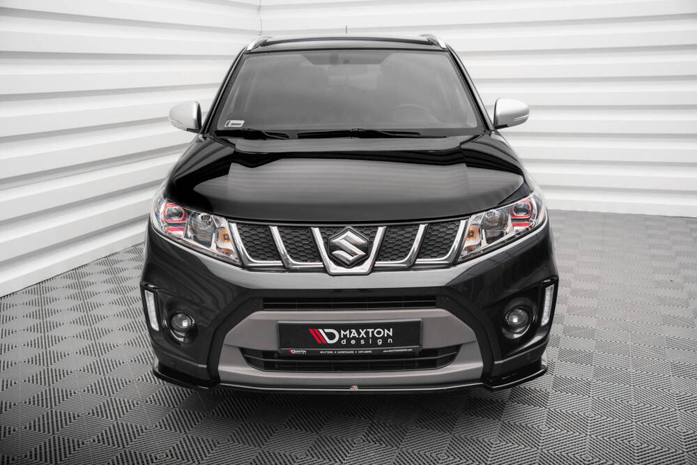 Voorspoiler V.1 Suzuki Vitara S Mk2 Maxton Glans Zwart