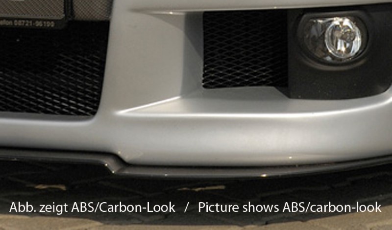 Spoilerzwaard voor Voorbumper Audi A3 8P versie Rieger