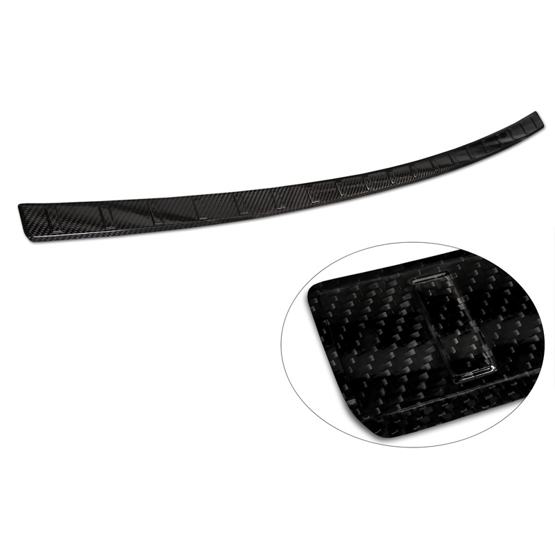 Echt 3D Carbon Achterbumperprotector  Toyota Corolla Cross 2022- 'Ribs'