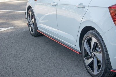 Zijskirts VW Polo MK6 GTI Glans Zwart