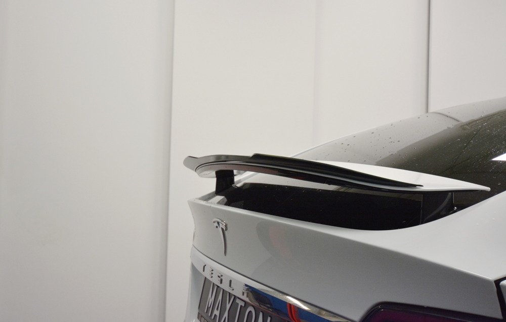Achterspoiler Tesla Model X Gloss-Black V1 Maxton
