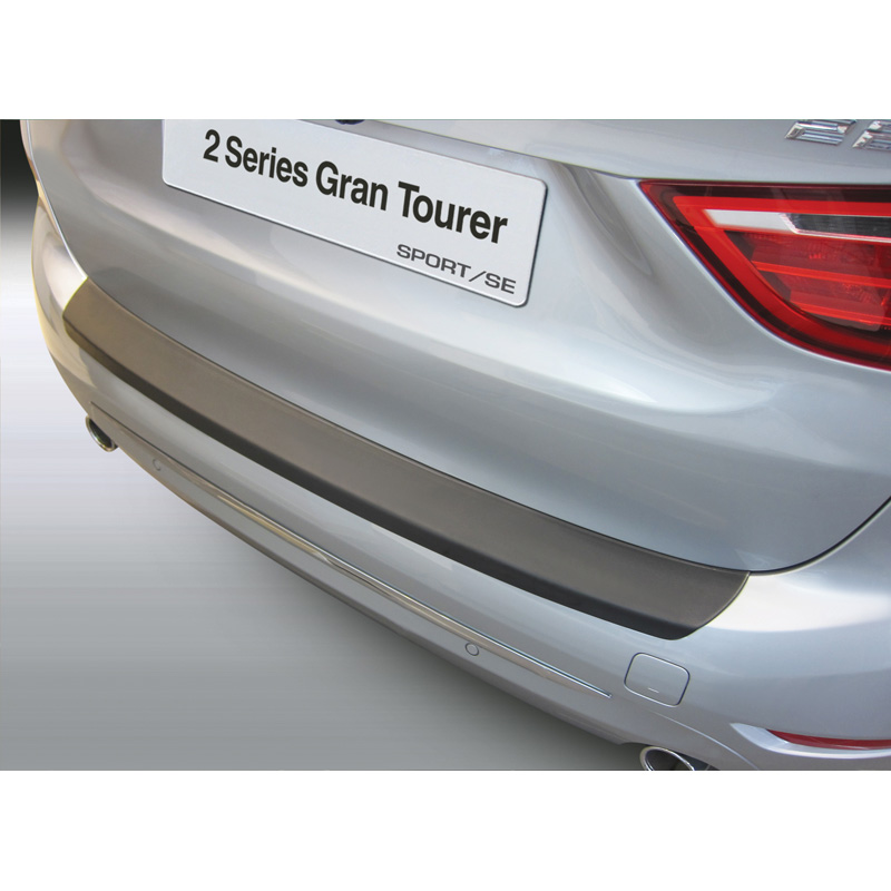 ABS Achterbumper beschermlijst  BMW 2-Serie F46 Gran Tourer SE/Sport/Luxury 6/2015- Zwart