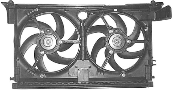 DUBBELE FAN COMPLEET Peugeot 406 95-99 335mm 335mm 250 Watt