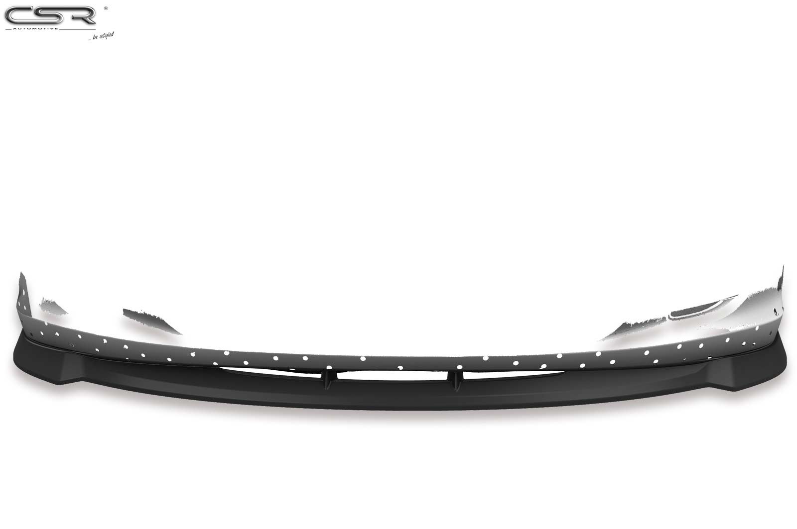 Voorspoiler Porsche Panamera 970 glans zwart 2009–07/2013