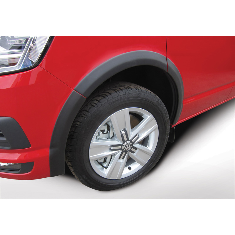 RGM Spatbordverbreders  Volkswagen Transporter T5 2003-2015 Lange wielbasis - alle modellen - Zwart
