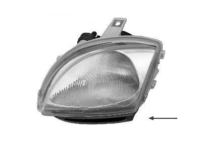 koplamp, H4, hydraulisch verstelb, rechts Fiat Seicento, 1998-20