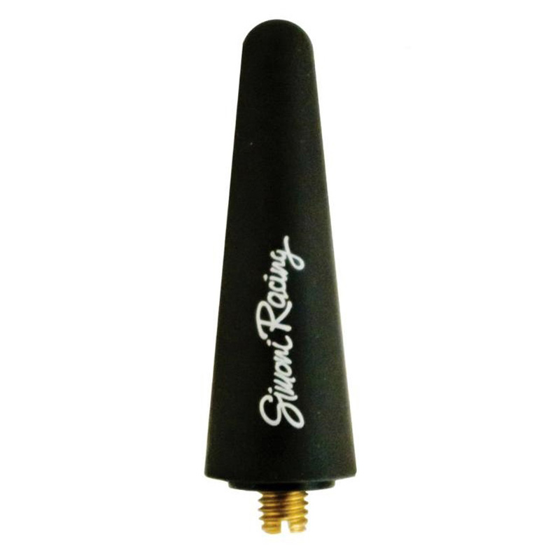 Simoni Racing Rubber Antenne 'Fun' - Zwart - Lengte 5cm