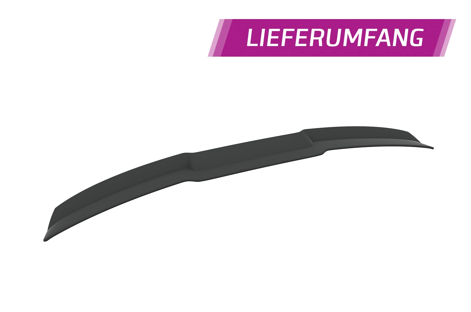 Achterspoiler Audi A3 8PA (09/2004–10/2012) Glans Zwart – CSR Automotive