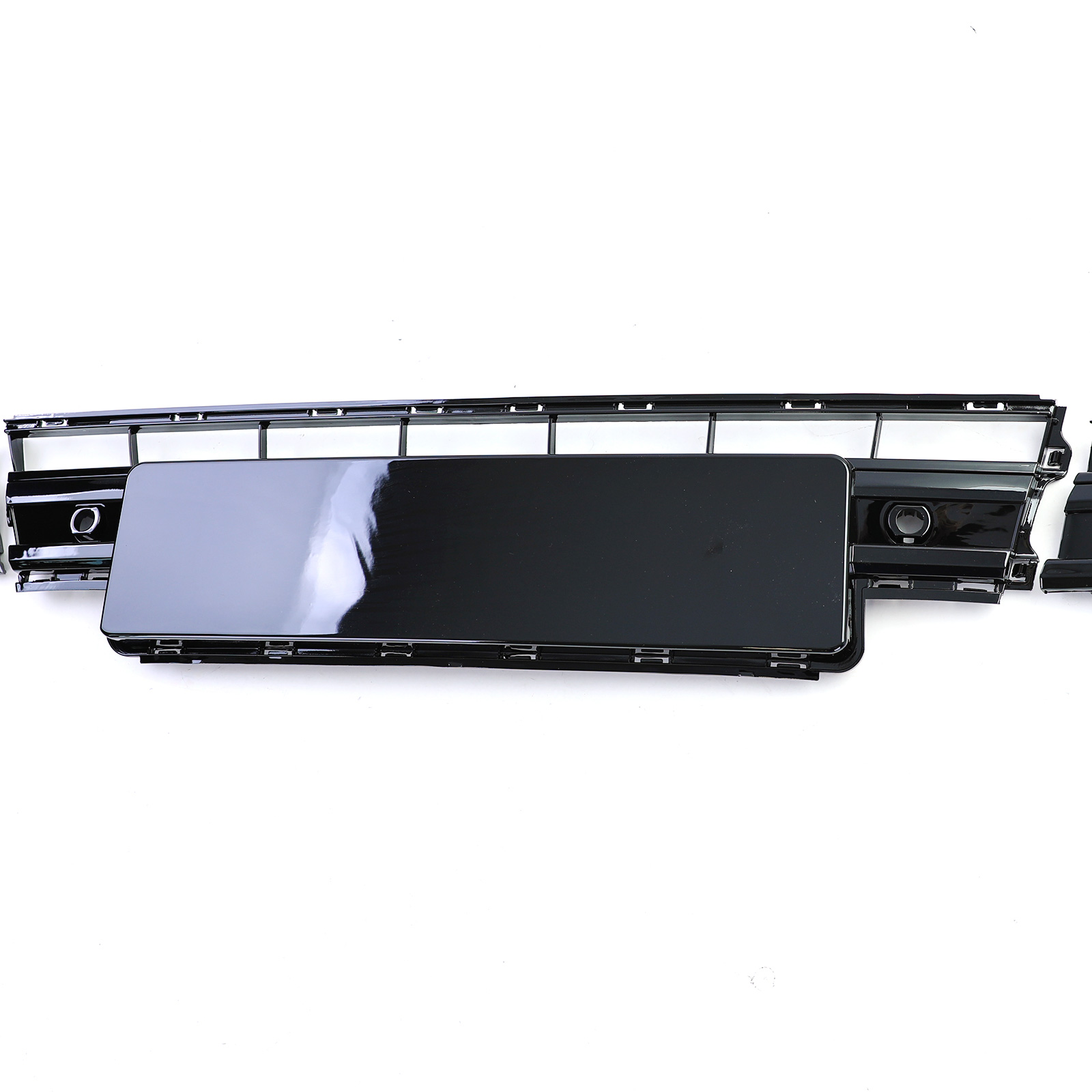 Bumpergrill Volkswagen T6.1 19-21 Glans Zwart