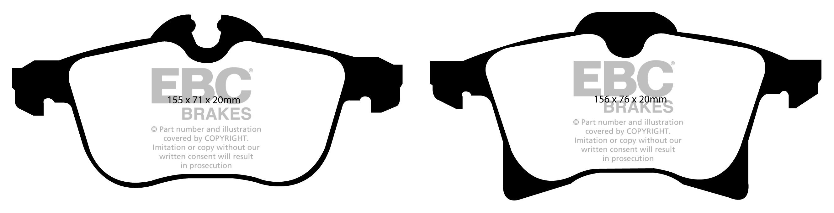 EBC Brakes OPEL Zafira B 1.9 TD -100 2005-.. Remblokken voorzijd