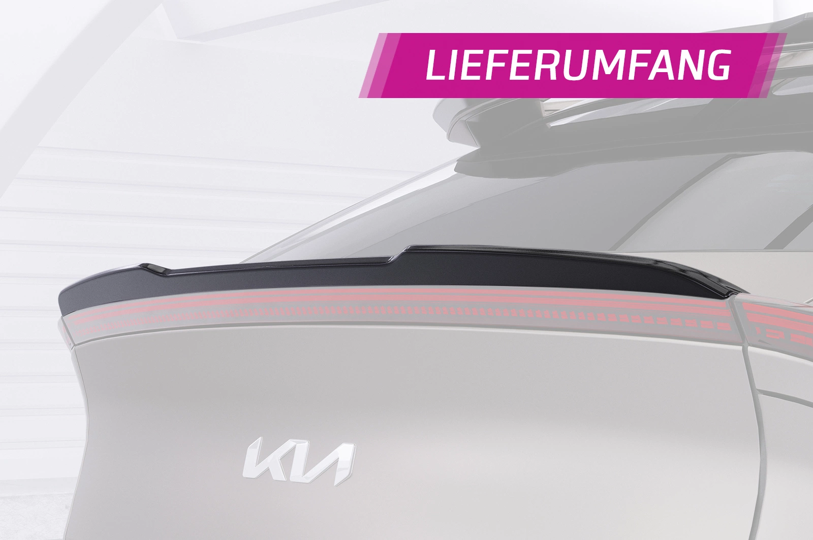 Achterspoiler Kia EV6 glans zwart