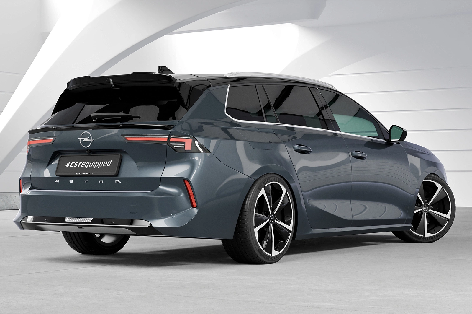 Achterspoiler Opel Astra L Sports Tourer glans zwart