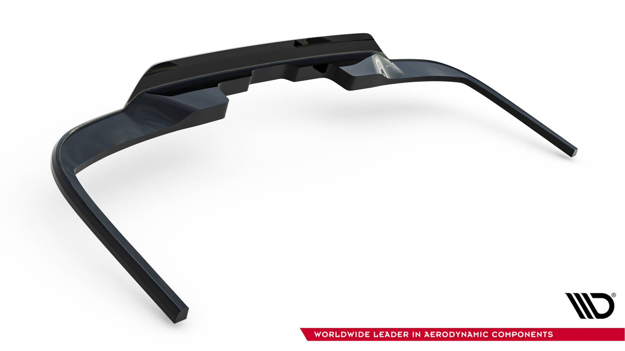 Achter Diffuser Volkswagen Multivan Long T7 Maxton Glanzend zwart