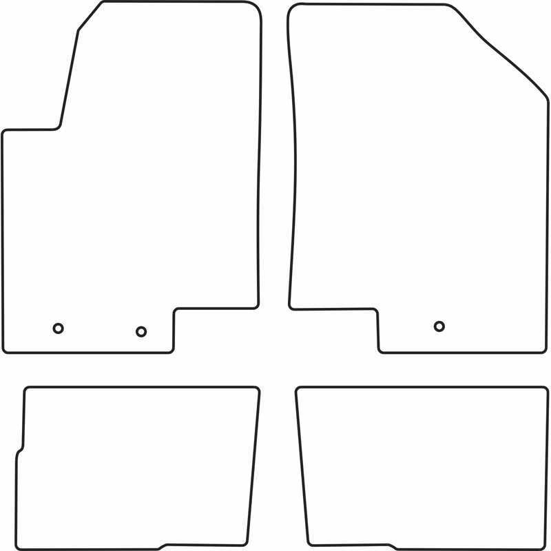 Automatten  Kia Soul 2009-2011