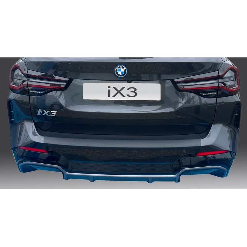 ABS Achterbumper beschermlijst  BMW iX3 (G08) 'M-Sport & 'M' 2022- Zwart