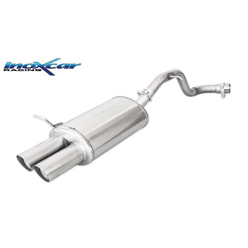 100% RVS Sportuitlaat  Volkswagen Golf IV 1.9 TDI 90pk 1997- 2x75mm Racing