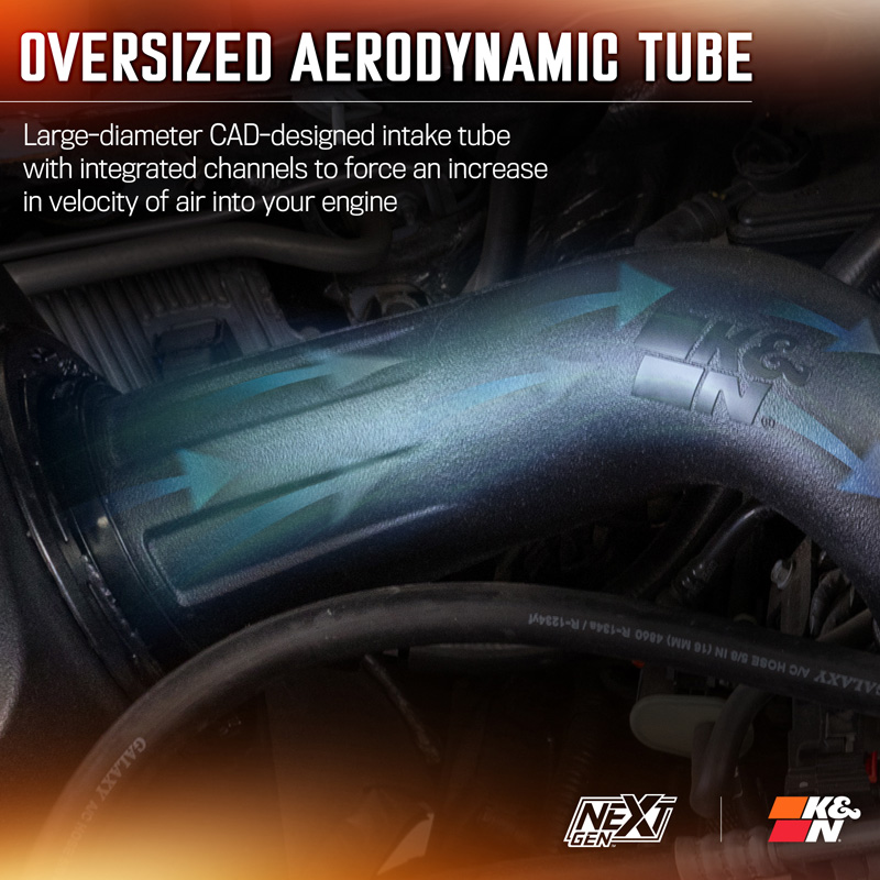 K&N NextGen Cold Air intake  RAM 1500 2013-2018 & 1500 Classic 2019-2024 3.6L V6 (50-1564)