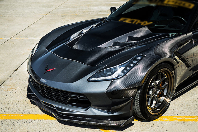 Corvette C7 Z06 Grandsport Carbon Fiber Canards 2013-2019