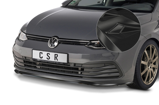 Voorspoiler Volkswagen Golf 8 CSR Glans Zwart