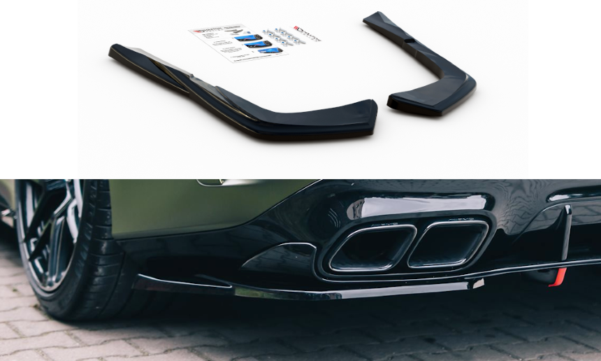 Achter zijskirts Mercedes AMG GT 63s Maxton Design glans zwart