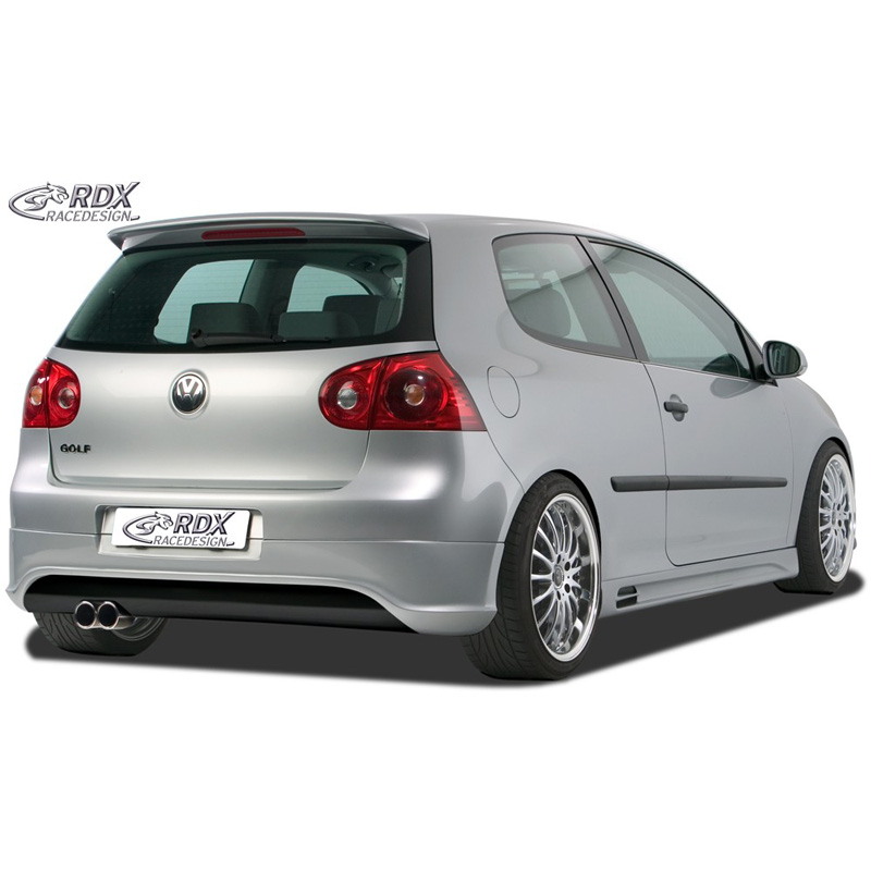 Achterskirt  Volkswagen Golf V R32 Hatchback 3/5-deurs 2003-2008 (uitlaat links) excl. Variant/Plus (ABS)