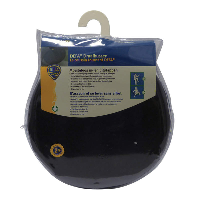 Defa Draaikussen 32cm Zwart