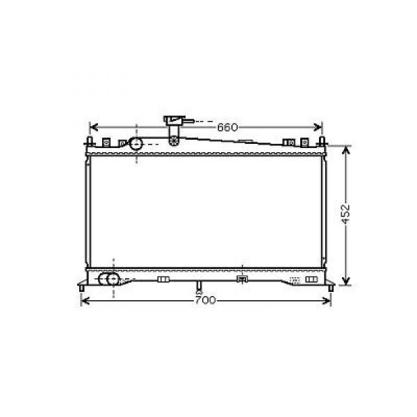 Radiator Mazda 6 02->> 375x677x16 1.8/2.0 +/-AC