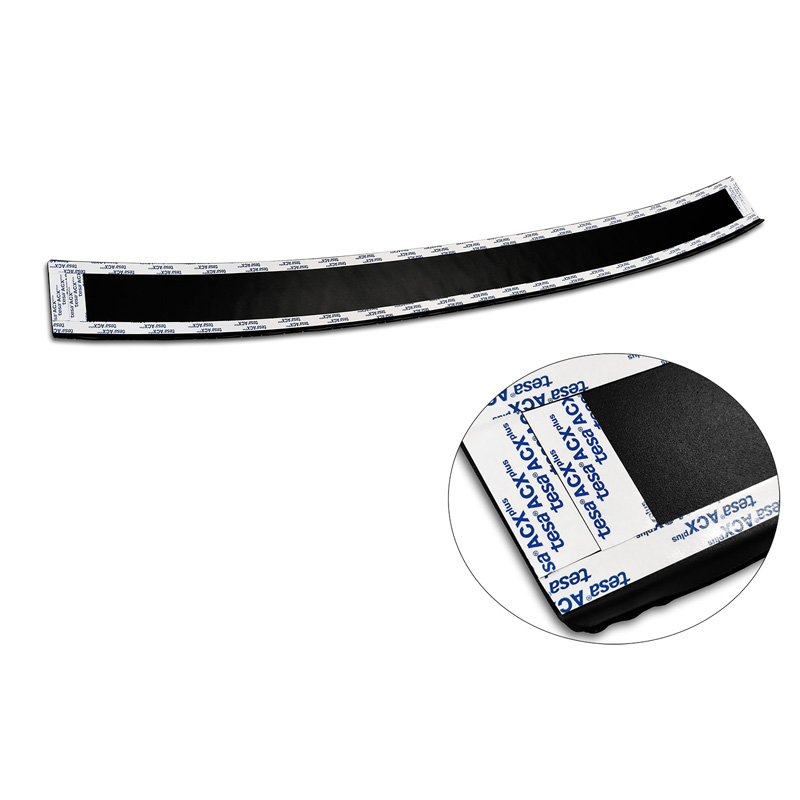 Matzwart Aluminium Achterbumperprotector  Skoda Octavia III Kombi Facelift 2017-2020 'Riffled Plate'