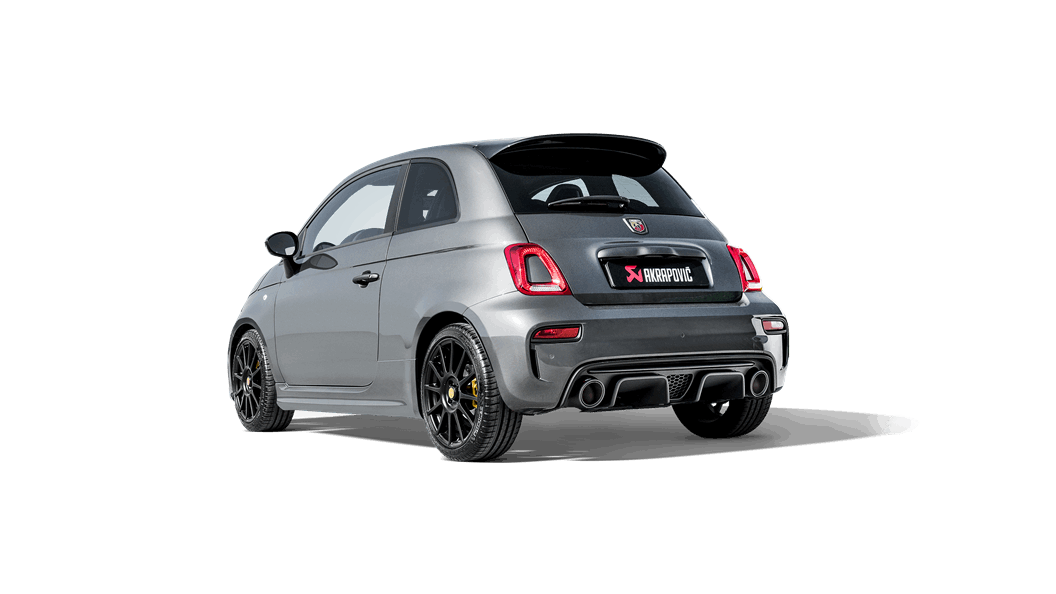 Abarth 595 “Slip On” Uitlaat Systeem Akrapovic
