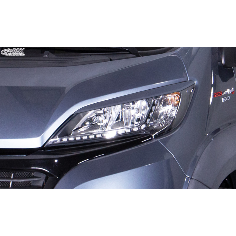 Koplampspoilers  Citroën Jumper & Fiat Ducato & Peugeot Boxer 2014- & Opel Movano 2021- (ABS)