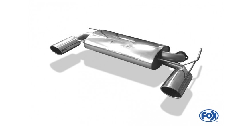 Nissan Murano Z50 Einddemper Uitgang rechts/links - 140x90 Typ 3