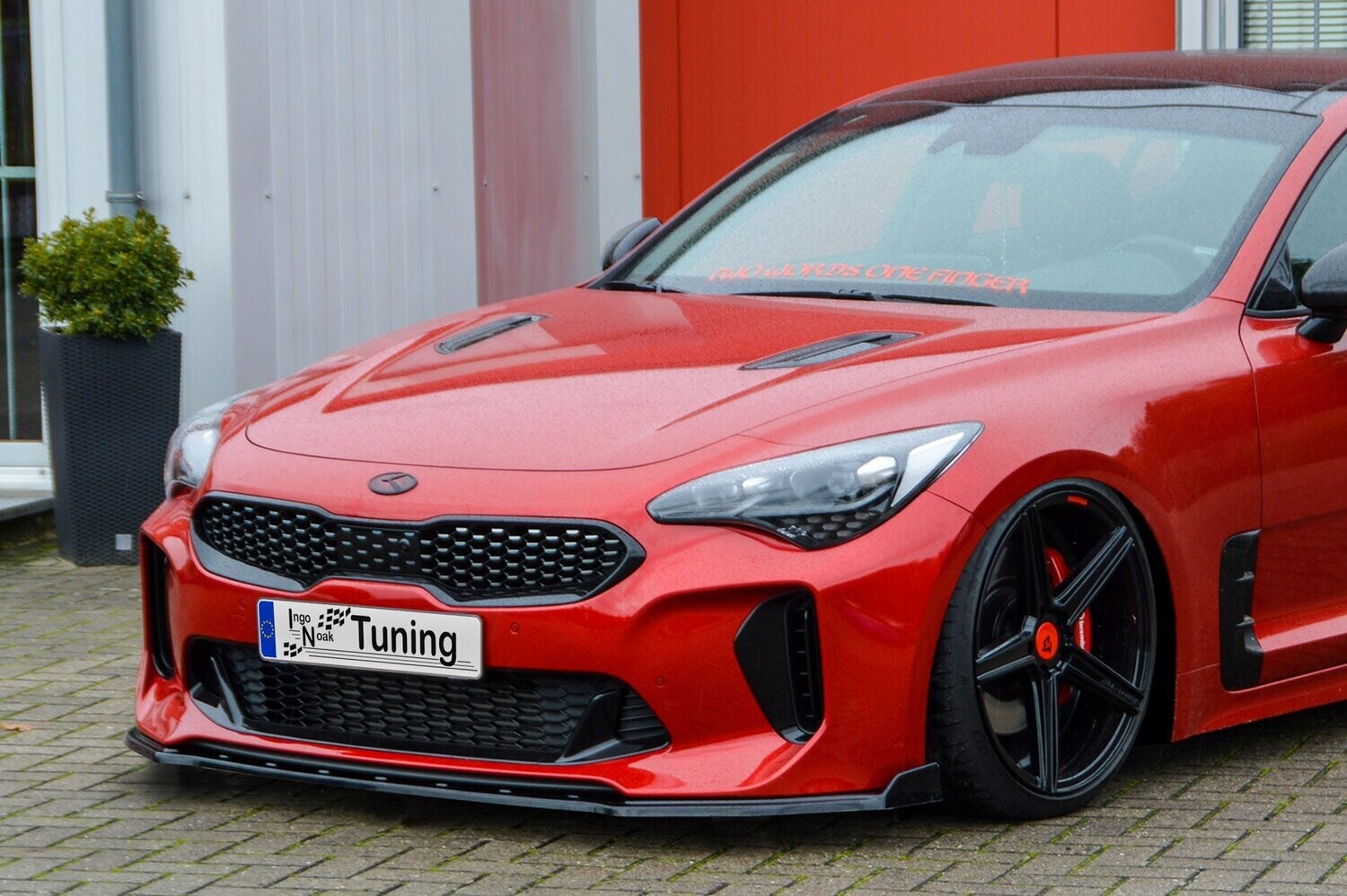 Voorspoilerlip Kia Stinger CK