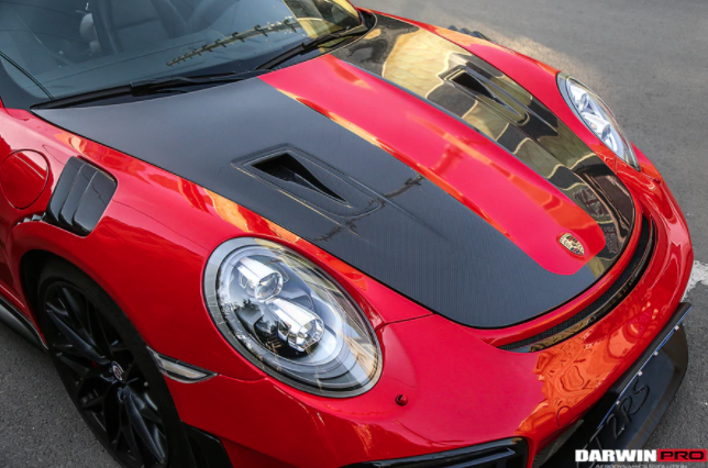 Porsche 911 991.2 Carrera /S GT2RS Style Partial Carbon Fiber Full Body Kit 2016-2019