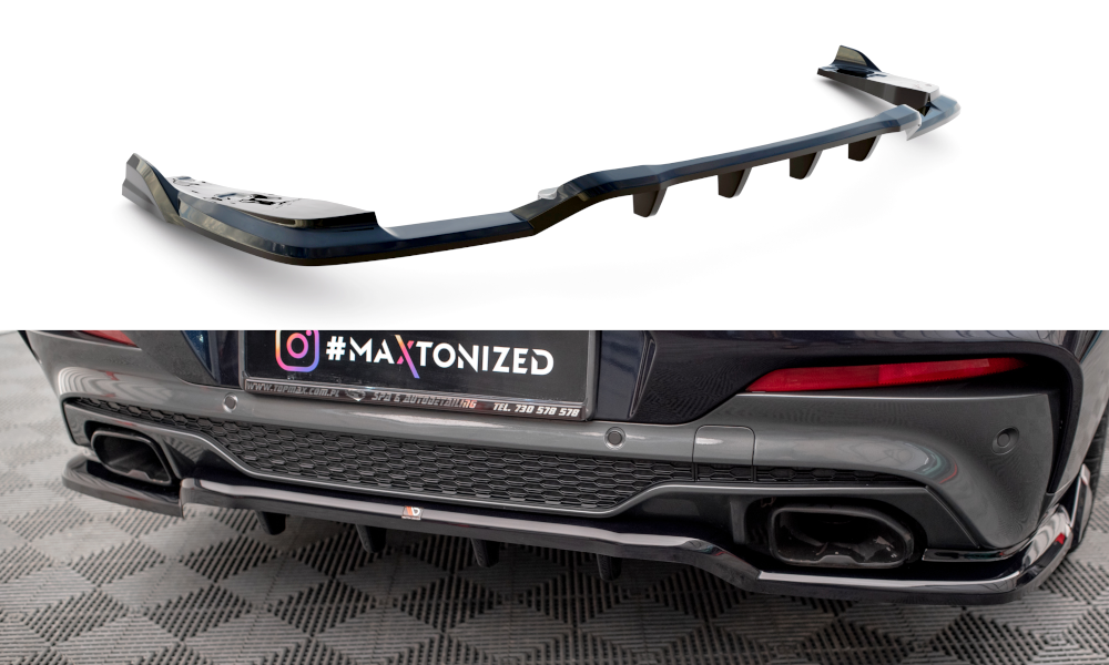 Diffuser BMW X4 M-Pack G02 Maxton Glans Zwart