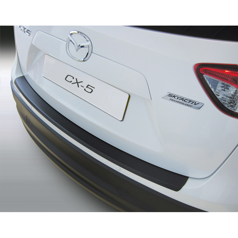 ABS Achterbumper beschermlijst  Mazda CX5 4/2012-4/2017 Zwart