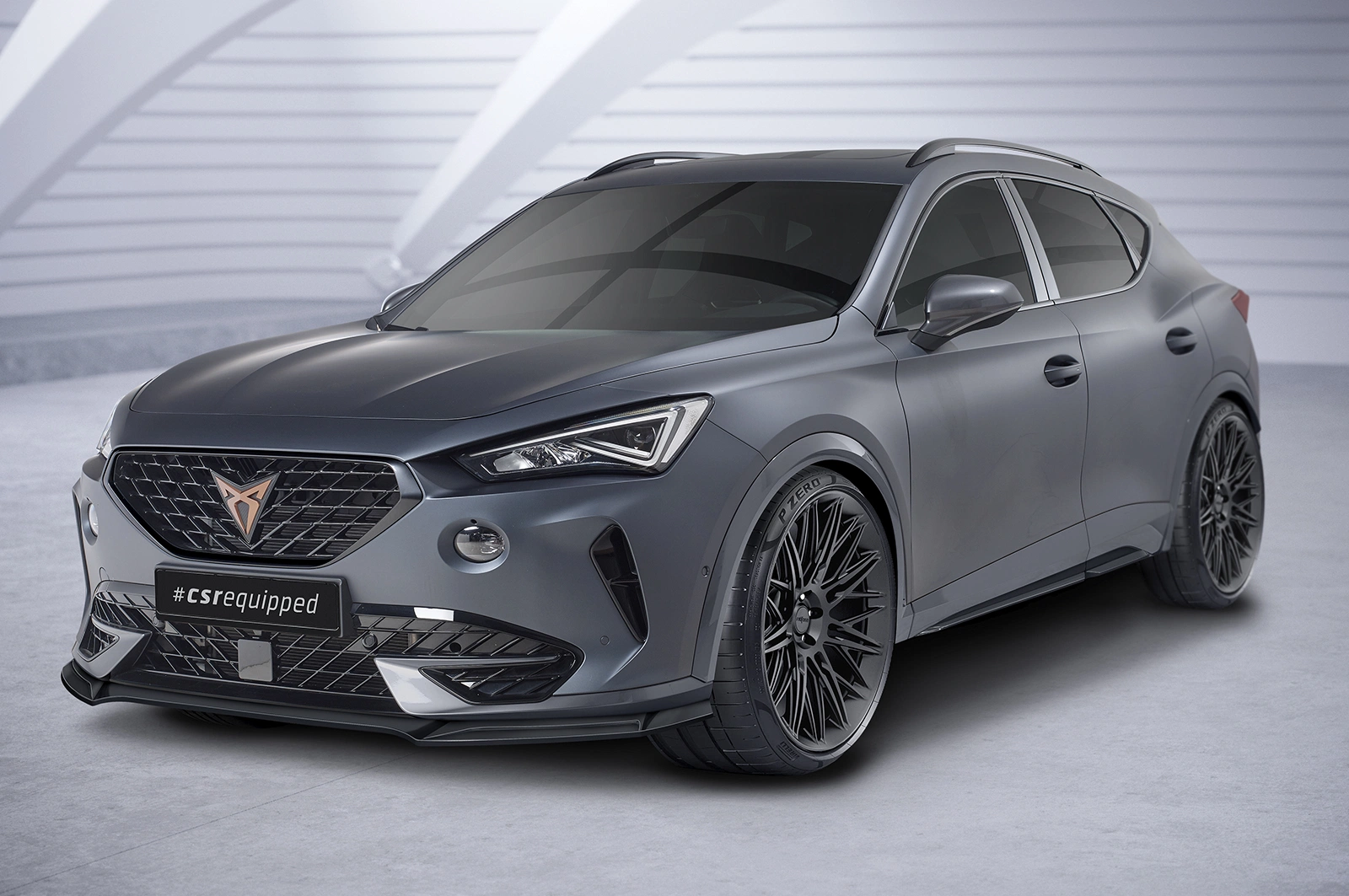 Voorspoiler Cupra Formentor Glans Zwart (2020 - heden)