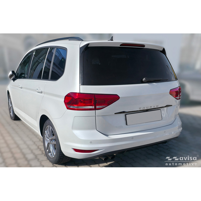 Avisa Zwart Chroom RVS Kofferbak Sierlijst  Volkswagen Touran (5T1) R-Line 2015-