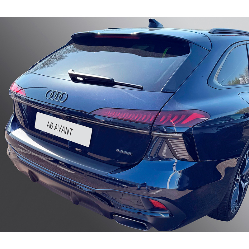 RGM ABS Achterbumper beschermlijst  Audi A6 Avant (S-Line/Sport/E-Hybrid/Edition 1) 2025- Zwart