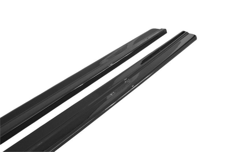Zijskirts Diffusers Bentley Continental GT Glanzend Zwart