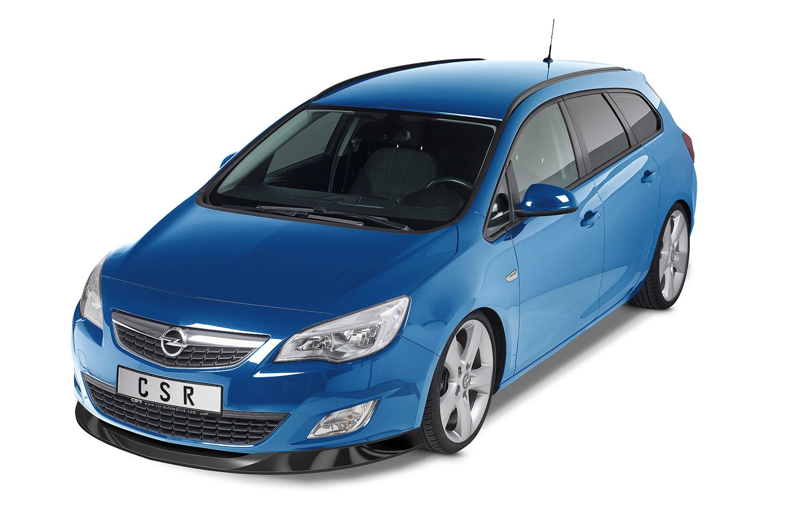 Voorspoiler Opel Astra J glans zwart – 2009–09/2012