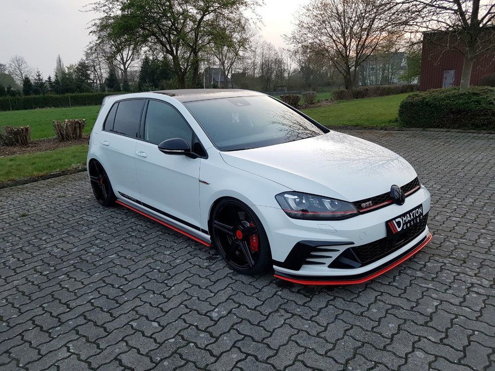 Zijskirts VW Golf 7 GTI Clubsport Glans Zwart
